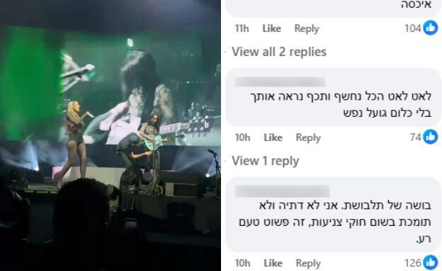 נסרין קדרי, נינט טייב, תגובות בפייסבוק (צילום: Facebook)