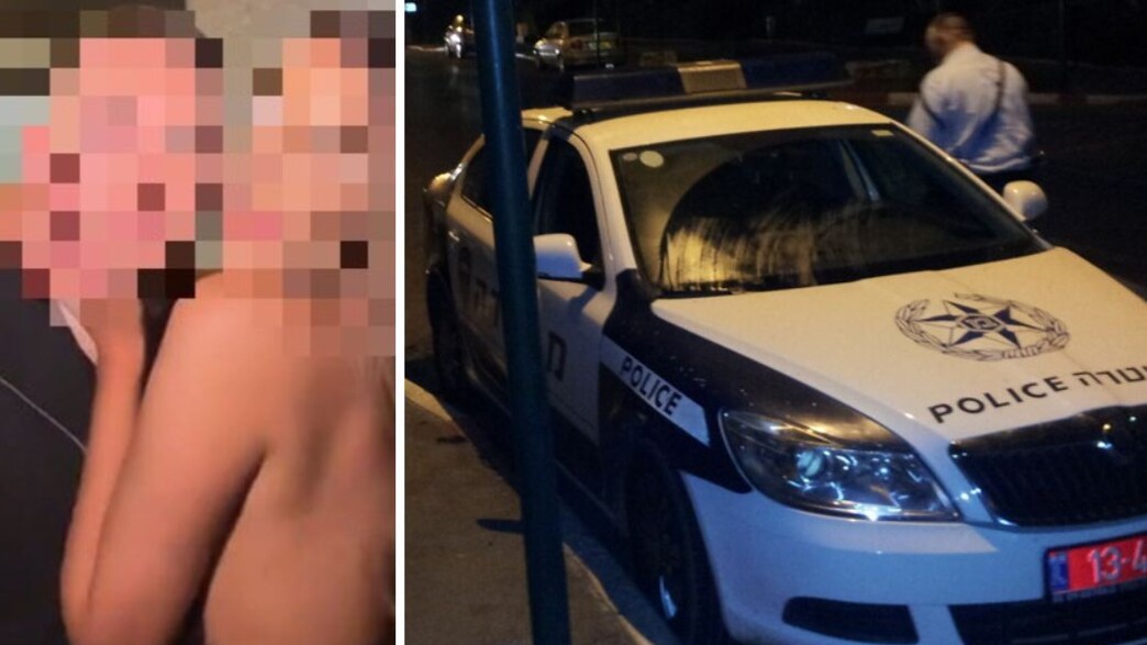 ניידת משטרה בתל אביב