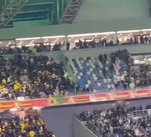 תיעוד מרשתות חברתיות, שימוש לפי סעיף 27א לחוק זכויות יוצרים. לפניו (צילום: ספורט 5)