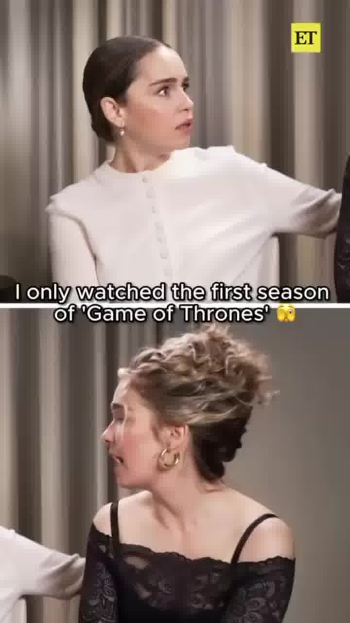 כשאמיליה קלארק גילתה ששותפתה ל"נשות המרגלים", היילי לו ריצ׳רדסון, ראתה רק עונה אחת של "משחקי הכס"