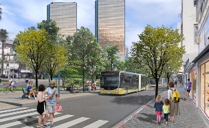 הקו הצהוב (הדמיה: ליאור שטיינברג, HUMANKIND)