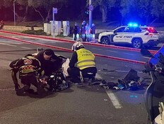 זירת התאונה הקטלנית בדרך רוקח בת"א