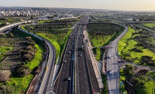 פרויקט הרחבת כביש 6 של קבוצת אורון (צילום: זאב דיקמן, יחסי ציבור)