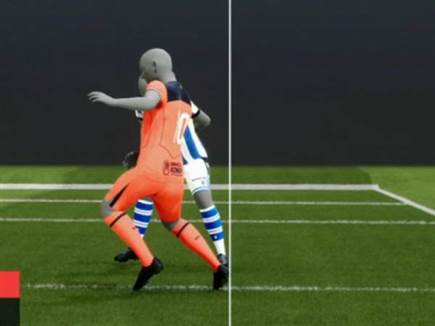 הנבדל של ימאל בשער. מה שנקרא - על המילימטר (צילום: ספורט 5)