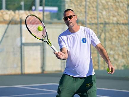 (אלכס גולדשטיין, מרכזי הטניס והחינוך בישראל/חיפה) (צילום: ספורט 5)