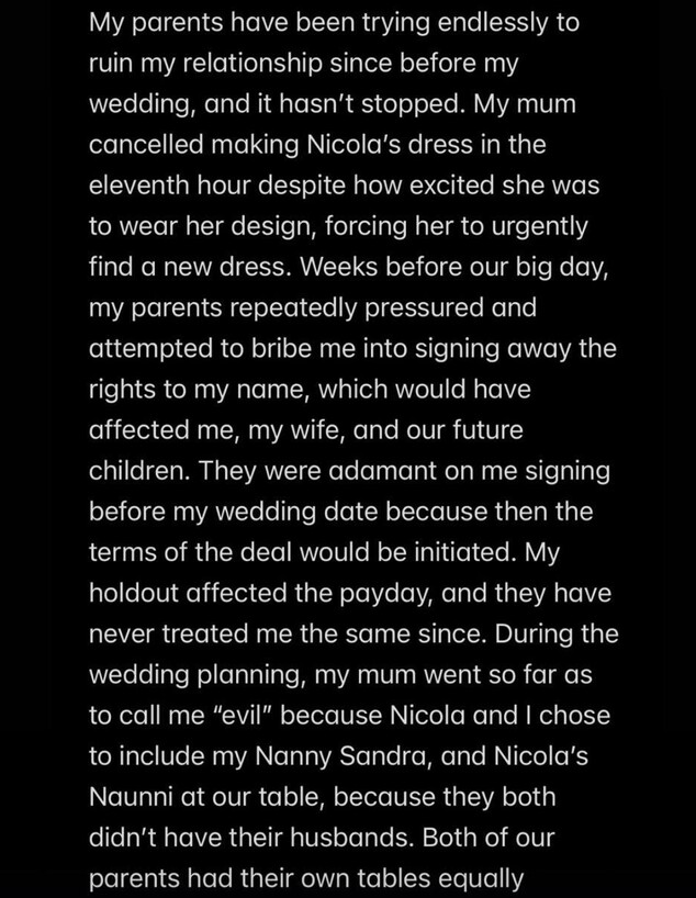 ברוקלין בקהאם מתייחס לראשונה לסכסוך עם הוריו