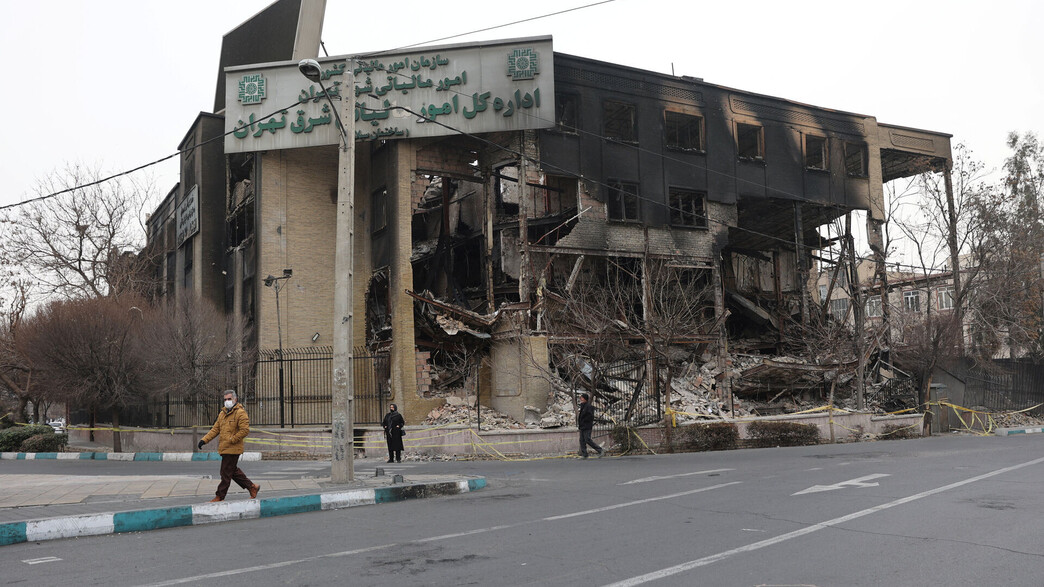 שרידי המהומות בטהראן