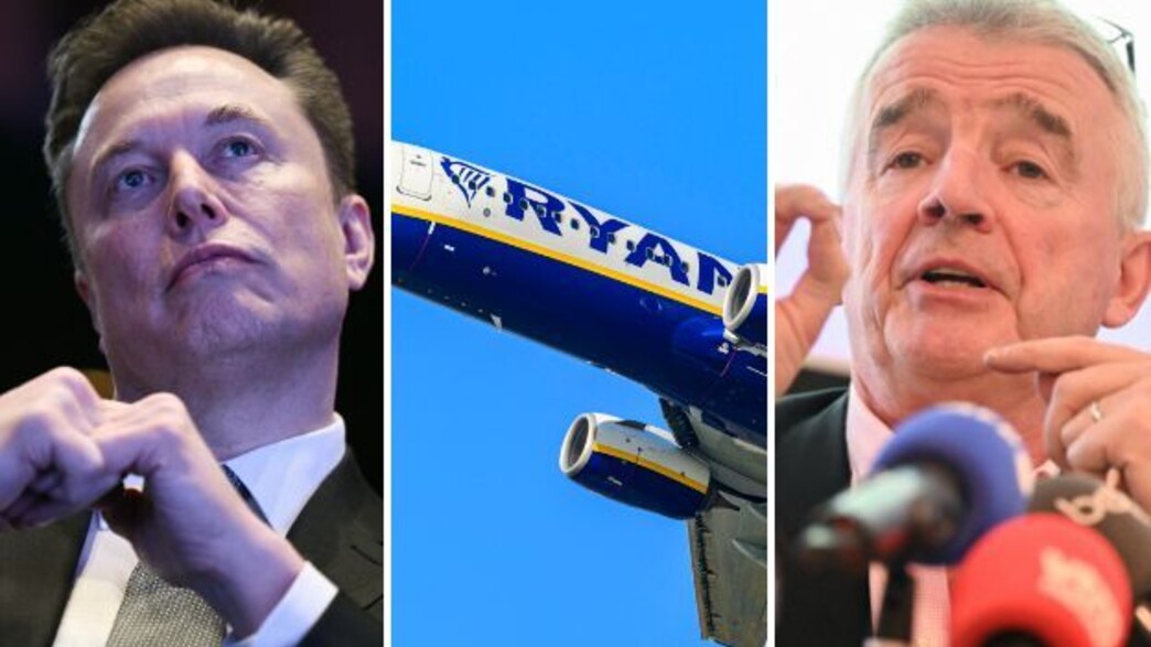 אילון מאסק, ריינאייר, מייקל או'לירי