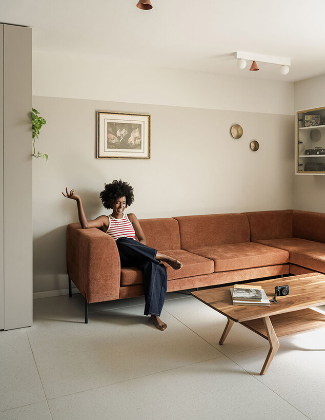 דירה בתל אביב תכנון ועיצוב פנים מיכאל ומור וולובץ 