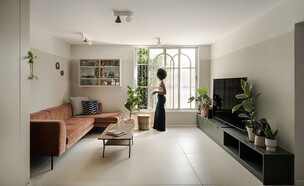 דירה בתל אביב תכנון ועיצוב פנים מיכאל ומור וולובץ  (צילום: קרין רבנה)