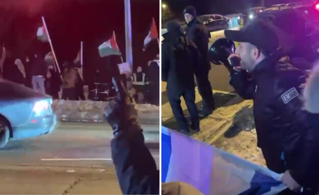 הפגנה נגד גיא הוכמן בקנדה