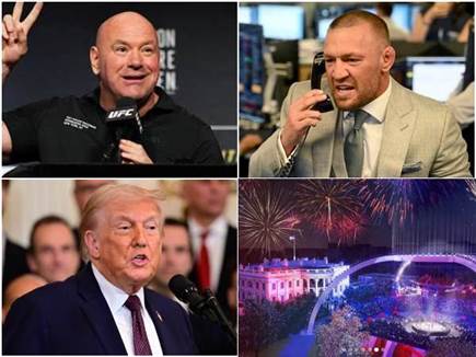 פרטים חדשים. מקגרגור, טראמפ ו-ווייט (GETTY) (צילום: ספורט 5)