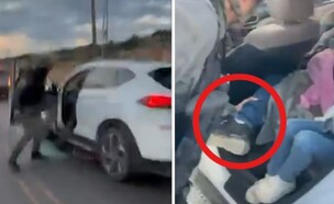 שב"חים הוחבאו בתא המטען ומתחת לרגלי הילדים