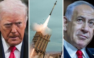 בנימין נתניהו, כיפת ברזל, טראמפ (צילום: חיים גולדברג, פלאש 90 | משרד הביטחון | החדשות)