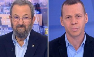 עמית סגל, אהוד ברק (צילום: קשת 12)