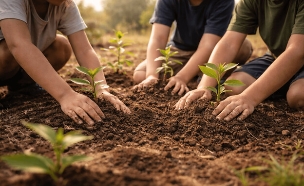 נטיעת שתילים, ט״ו בשבט (הדמיה: mako)