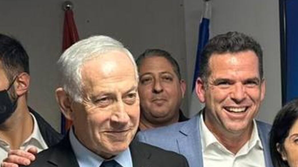 ראש עיריית נתניה אבי וסלמה וראש הממשלה נתניהו ביום