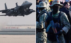 המיליציות, מטוס אמריקאי (צילום: Centcom | AHMAD AL-RUBAYE/AFP via Getty Images)