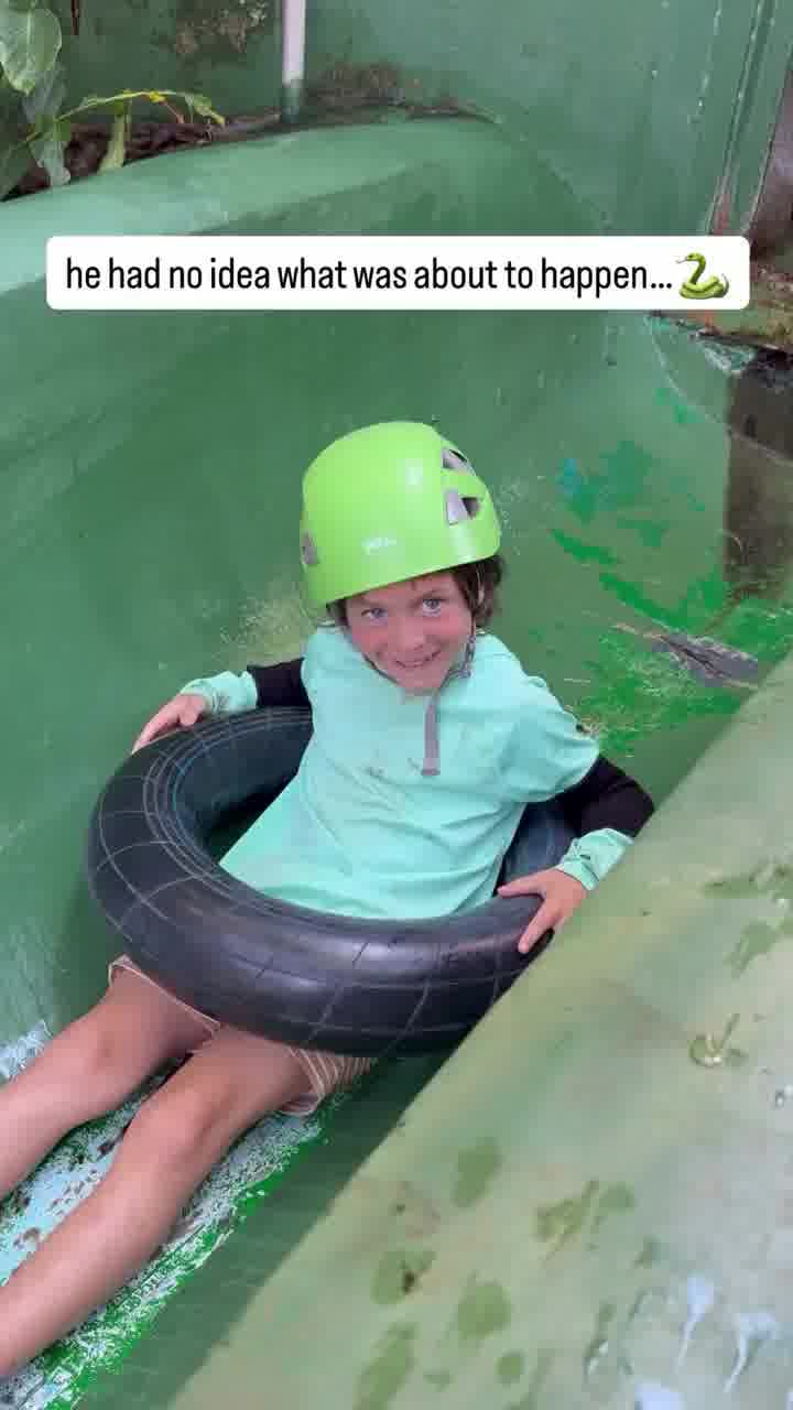 "כיף חיים בפארק המים": אמר נחש הפיתון