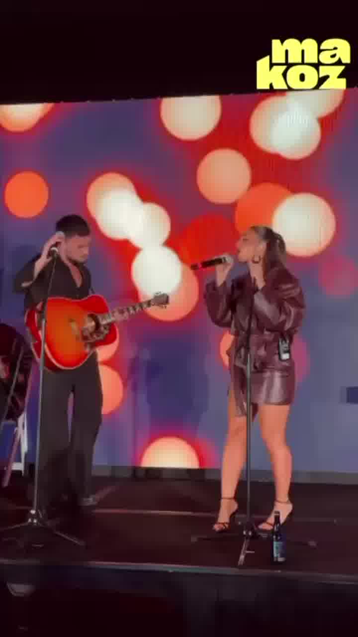 נועה קירל ואגוסטין ברנסקוני הציגו במיאמי טעימה מהשירים בטלנובלה הארגנטינאית של קירל, שתיקרא “NOA”