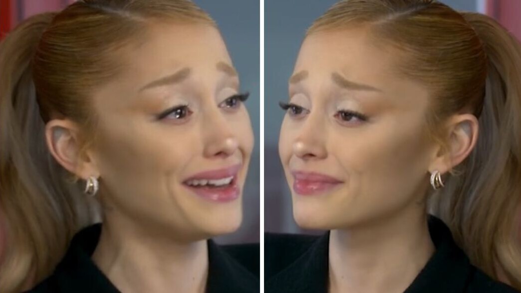 אריאנה גרנדה בוכה אריאנה גרנדה בוכה