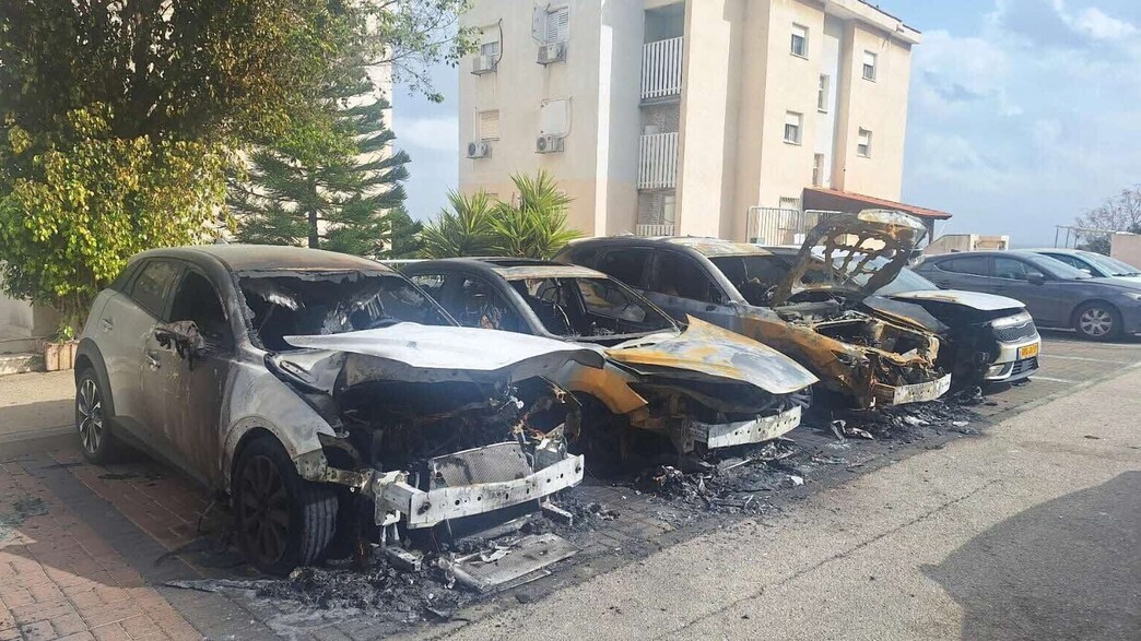 הצתת מכוניות בחיפה