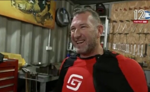 עופר ורפל רגע לפני הרכיבה