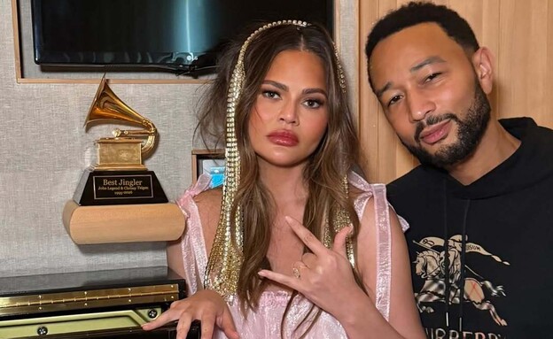 כריסי טיגן וג'ון לג'נד (צילום: instagram)