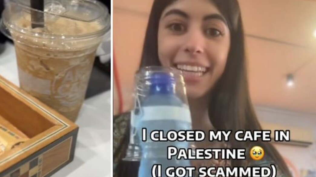 זיקרה, פתחה בית קפה ברמאללה ונעקצה