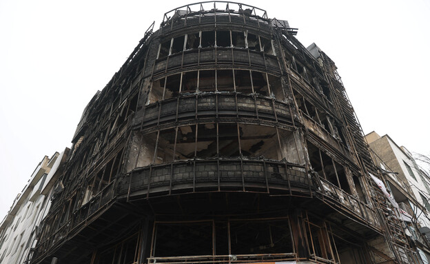 ההרס שנגרם מהמחאות האלימות באיראן