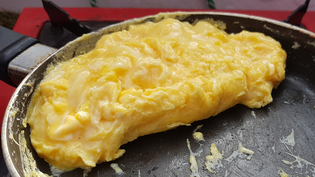 חביתה במיקרו בשני מרכיבים