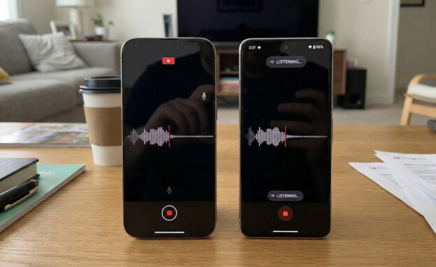 סמארטפונים מאזינים לנו (צילום: AI) סמארטפונים מאזינים לנו (צילום: AI)