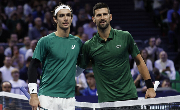 לורנצו מוסטי נובאק ג'וקוביץ' (צילום: רויטרס)