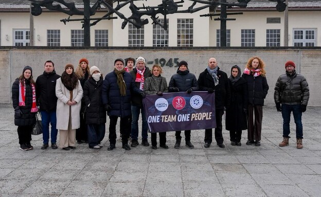 נציגי הפועל ת"א ופרטיזן בלגרד