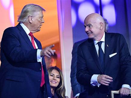 אינפנטינו. יישר קו עם טראמפ גםלגבי גרינלנד? (Mandel NGAN - Pool/Ge (צילום: ספורט 5)