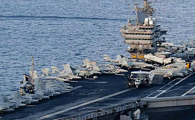  הודעת פיקוד המרכז האמריקני: נושאת המטוסים לינקולן הגיע למזרח התיכ (וידאו AVI: חדשות)
