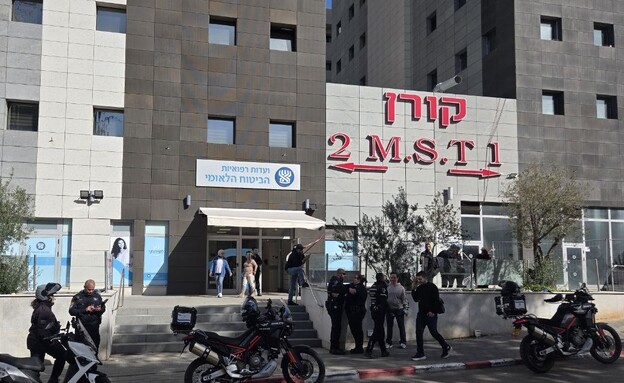 בניין הביטוח הלאומי בחדר שבו אותר התינוק 