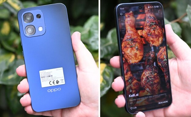 מכשיר ה-Oppo A6 Pro (צילום: ליאת מצה)
