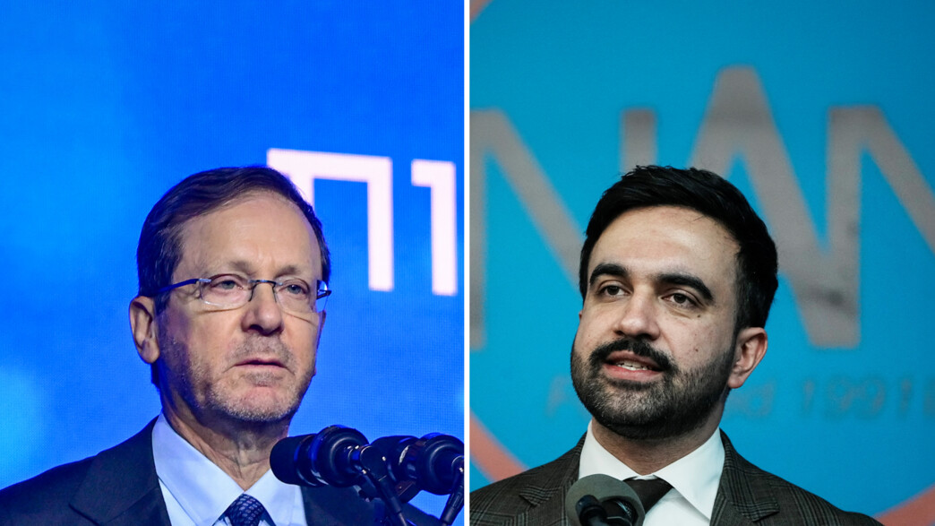 ראש עיריית ניו יורק ממדאני ונשיא המדינה הרצוג