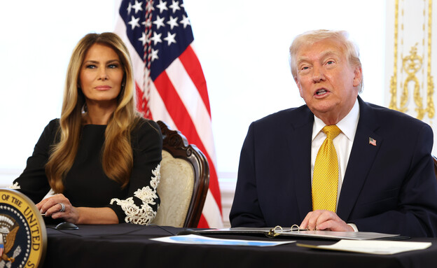 מלניה ודונלד טראמפ מלניה ודונלד טראמפ
