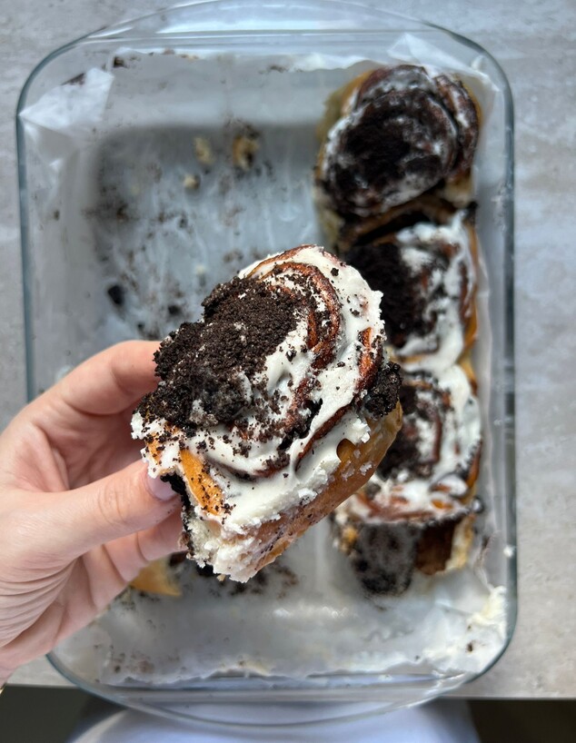 שבלולי אוראו. כמו קינמון, בלי קינמון