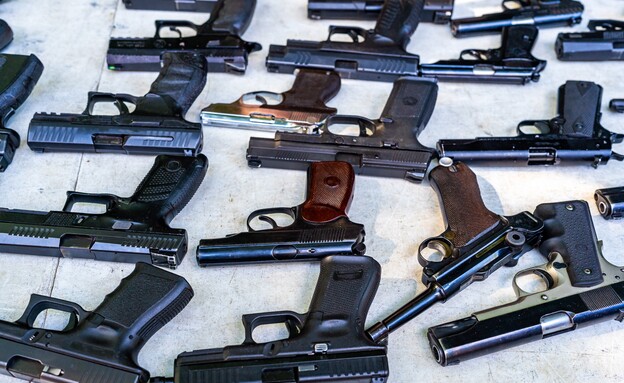 אקדחים (צילום: Eduard Goricev, shutterstock)
