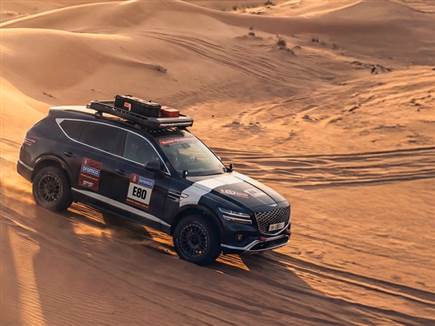 GV80 Desert Edition שכבר גמע 6,000 ק&ldquo;מ במדבריות ערב הסעודית