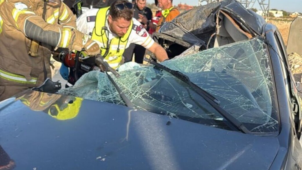 זירת התאונה בצומת טללים זירת התאונה בצומת טללים