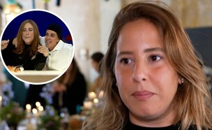 דניאל עמית והחיקוי ב"ארץ נהדרת" (צילום: דניאל עמית: מתוך "לילה טוב עם גיא פינס", קשת 12 | החיקוי: מתוך "ארץ נהדרת", קשת 12)