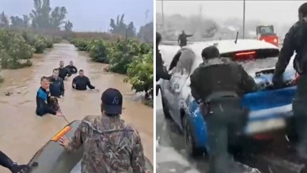 סופה קשה בספרד ופורטוגל