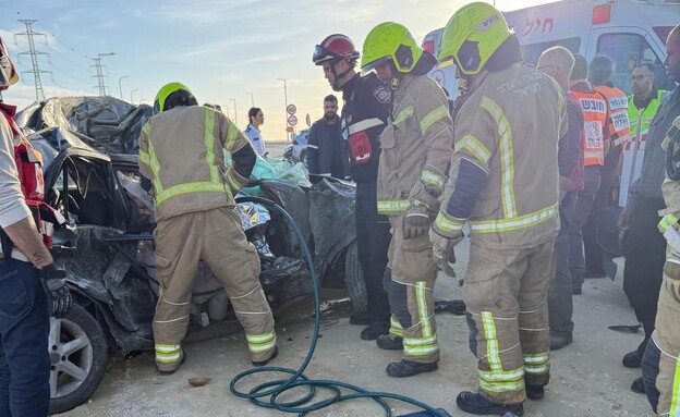 זירת התאונה בצומת טללים זירת התאונה בצומת טללים