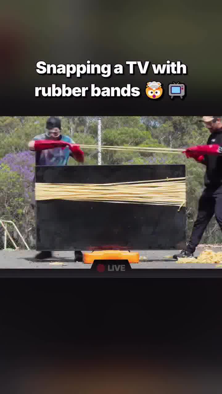 יפה מאוד... עכשיו תעשו את זה עם טלוויזיה משנות השמונים