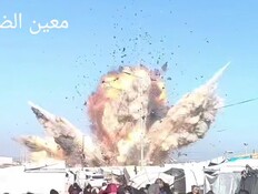 תיעוד מתקיפות ברצועת עזה