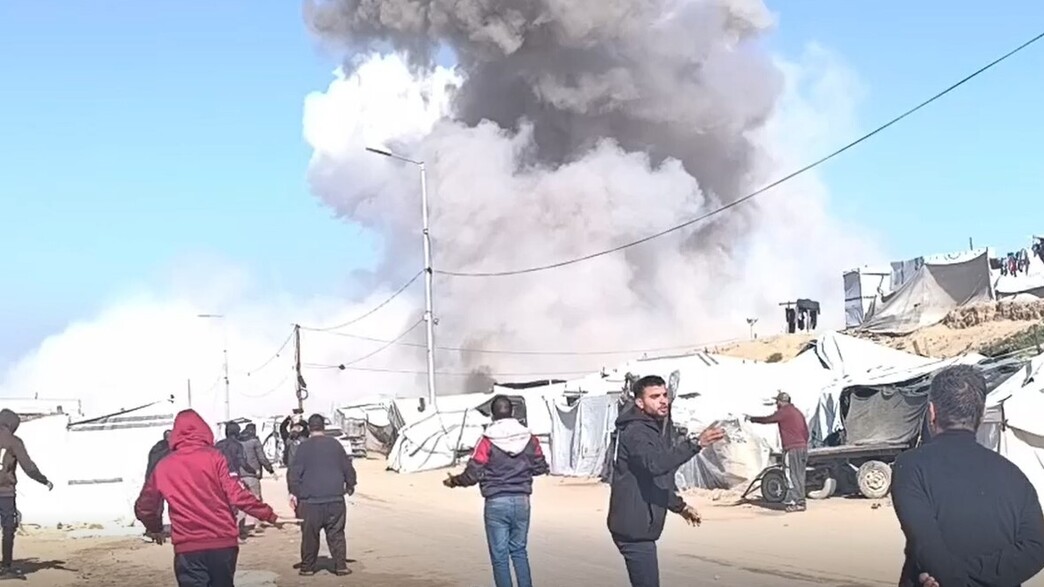 תיעוד מתקיפות ברצועת עזה